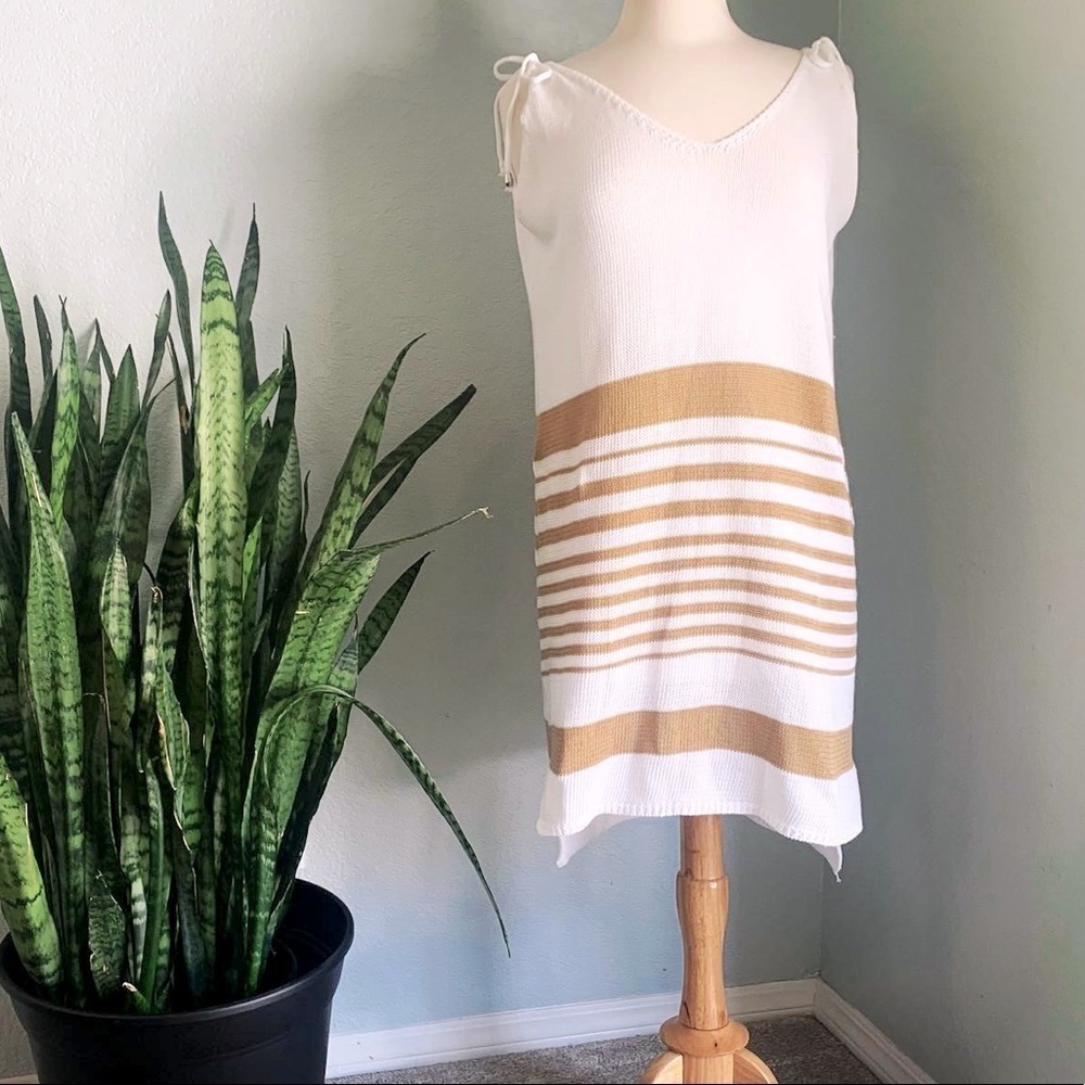 Lightweight knit tank dress